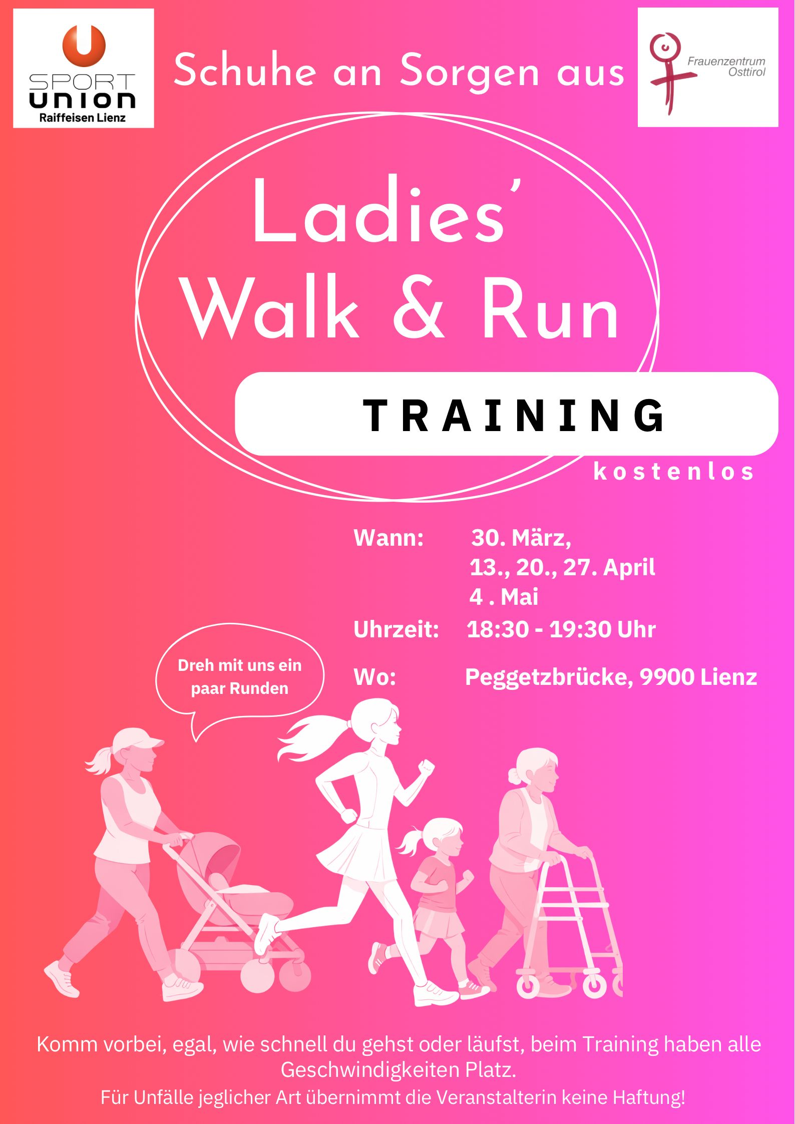 Training: Ladies’ Walk & Run